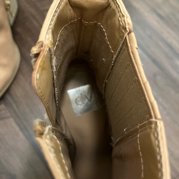Dolce Vita Tan Heel Booties - Picture 6 of 6